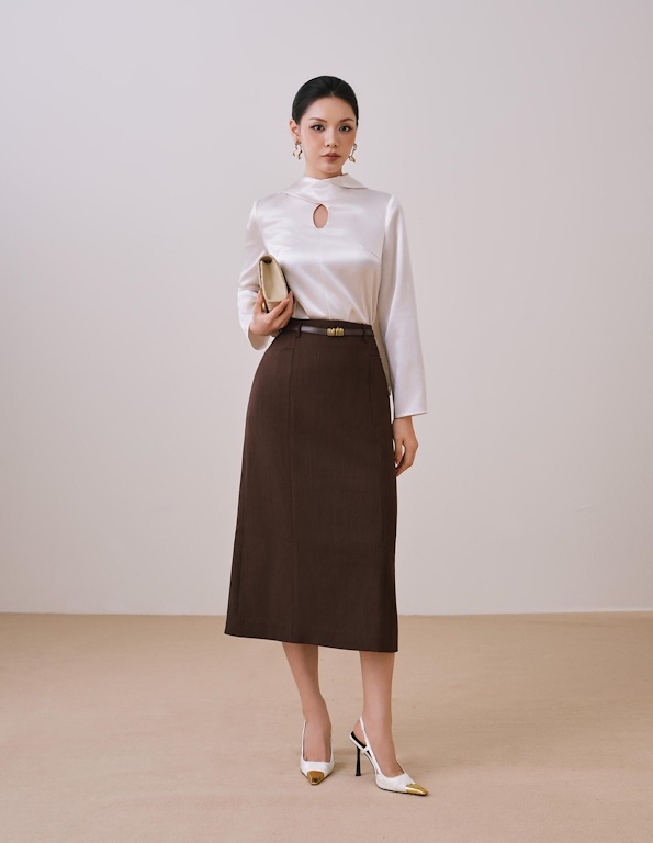Chân váy midi cạp liền_A.1-3481
